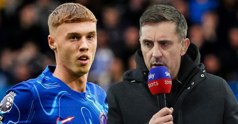 Gary Neville met en garde Cole Palmer avant Liverpool-Chelsea