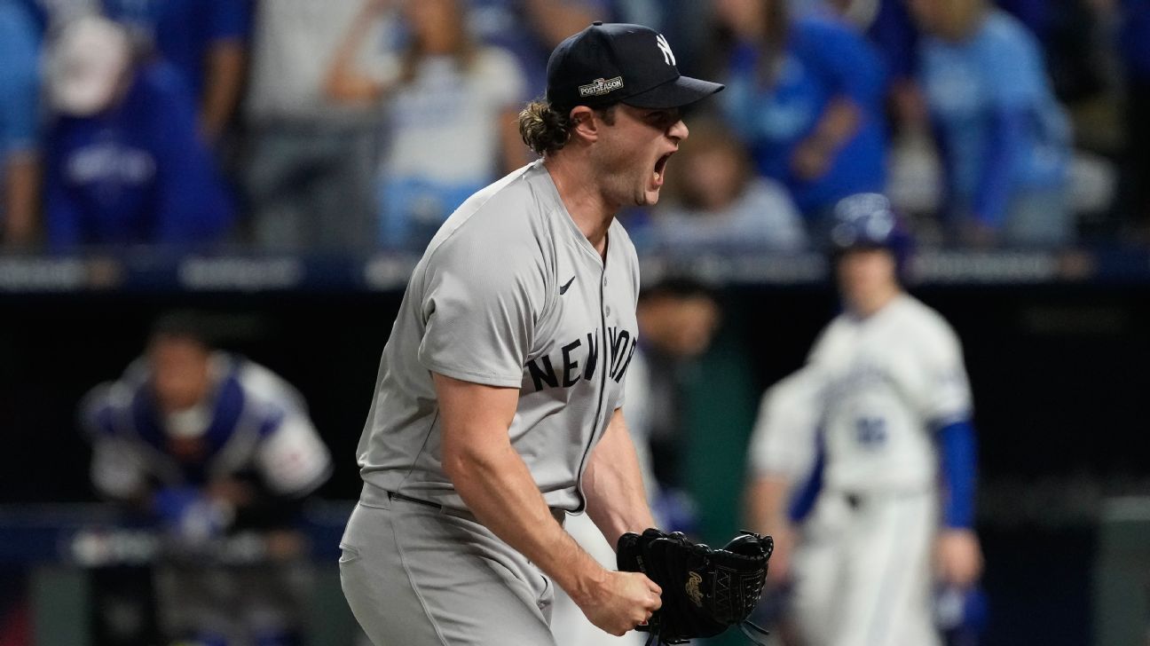 Gerrit Cole propulse les Yankees en ALCS avec brio