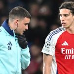 Inquiétude pour Arsenal : Calafiori blessé avant le choc contre Liverpool