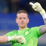 Jordan Pickford brille lors du match Everton-Newcastle