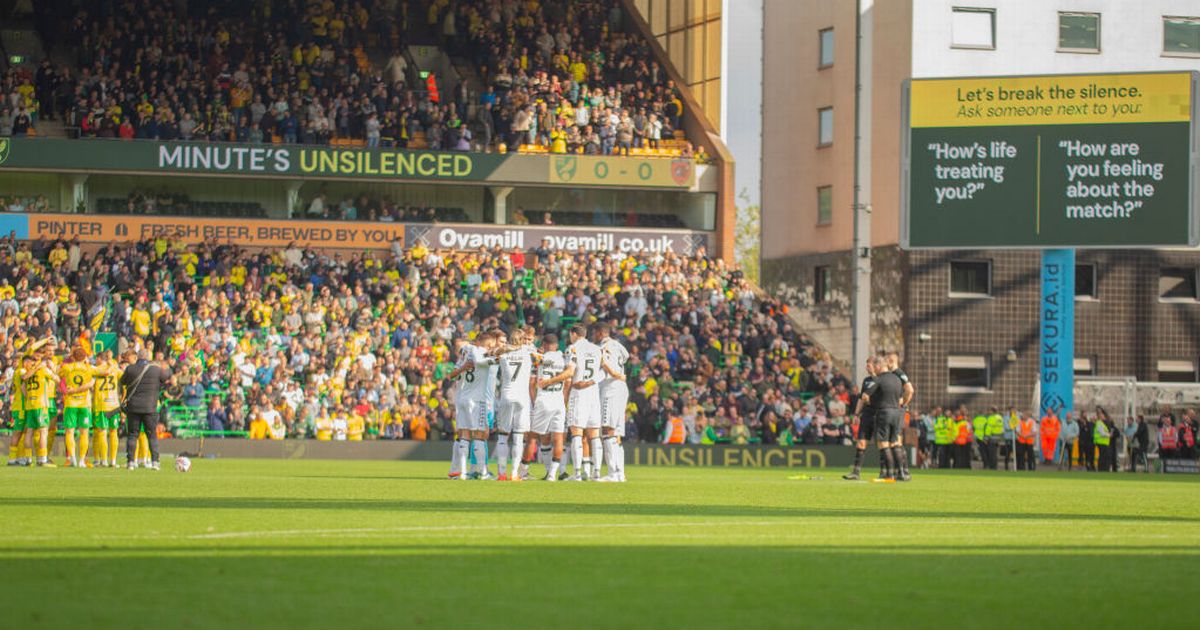 Norwich City : Un Minute Unsilenced pour la santé mentale