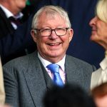 Sir Alex Ferguson assiste au match Celtic vs Aberdeen après son départ de Man United