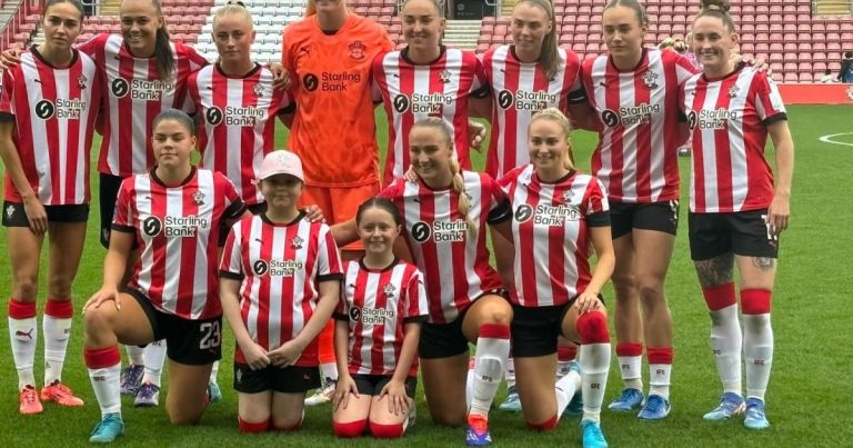 Une jeune fille réalise son rêve avec les joueurs de Southampton