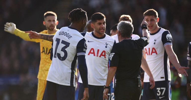 Vicario critique l'attitude de Tottenham après la défaite face à Palace