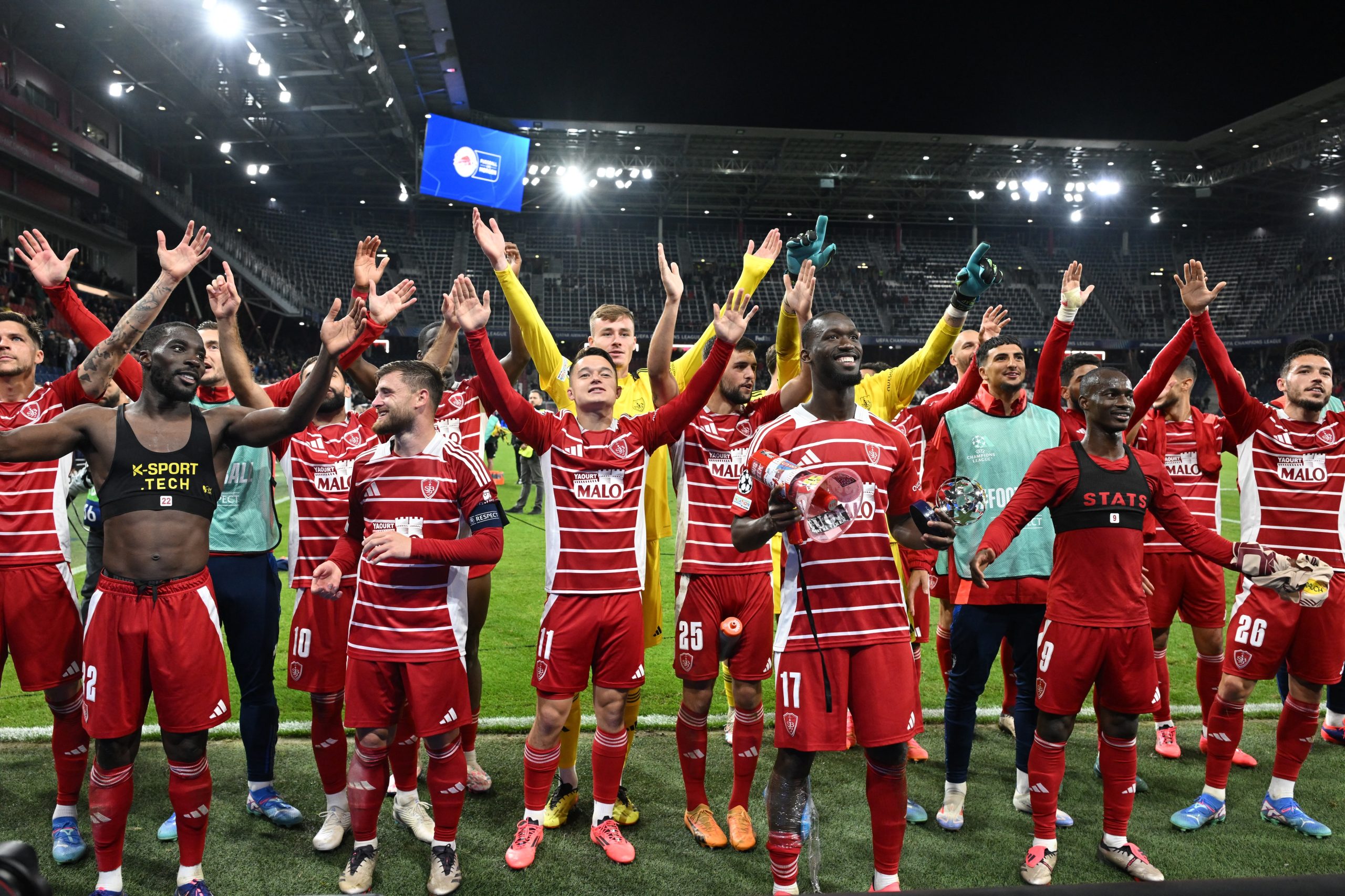 Brest lors de la Ligue des Champions