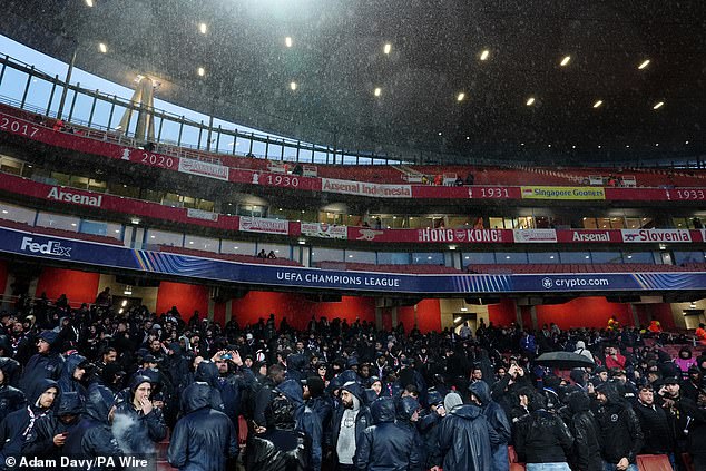 Supporters du PSG à Londres