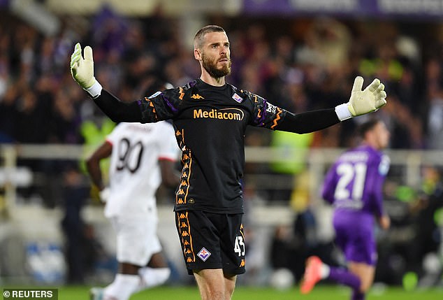 David de Gea a joué un rôle crucial dans la victoire de la Fiorentina contre l'AC Milan