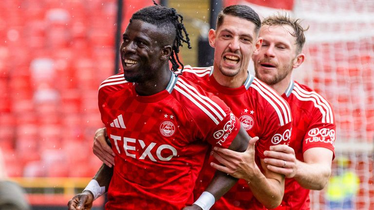 Pape Habib Gueye a excellé pour Aberdeen contre Kilmarnock