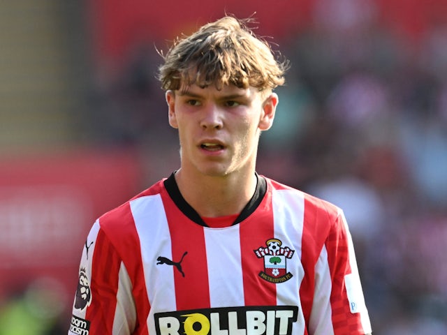 Tyler Dibling de Southampton, photographié le 21 septembre 2024