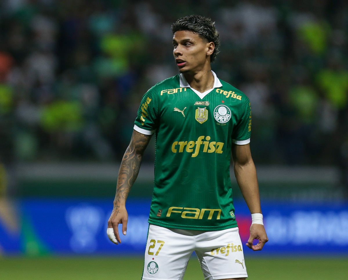 Richard Rios lors de Palmeiras contre Flamengo