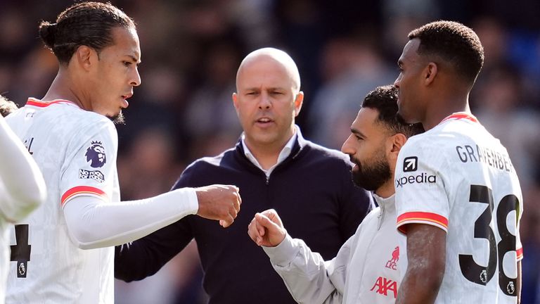 Liverpool célèbre sa victoire contre Crystal Palace