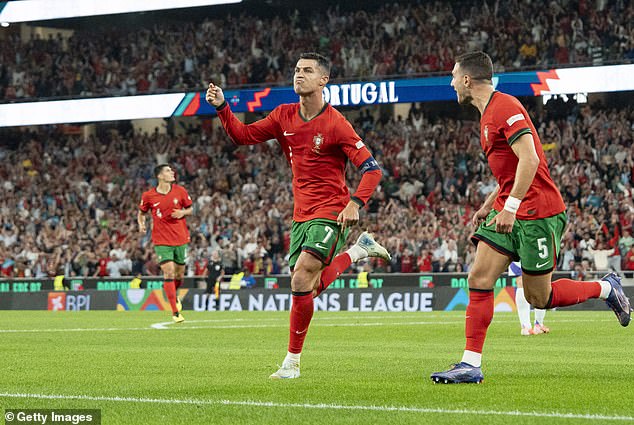 Ronaldo marque le but gagnant lors de la victoire du Portugal sur l'Écosse le mois dernier