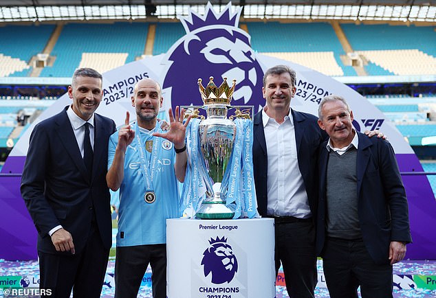 Pep Guardiola et Txiki Begiristain