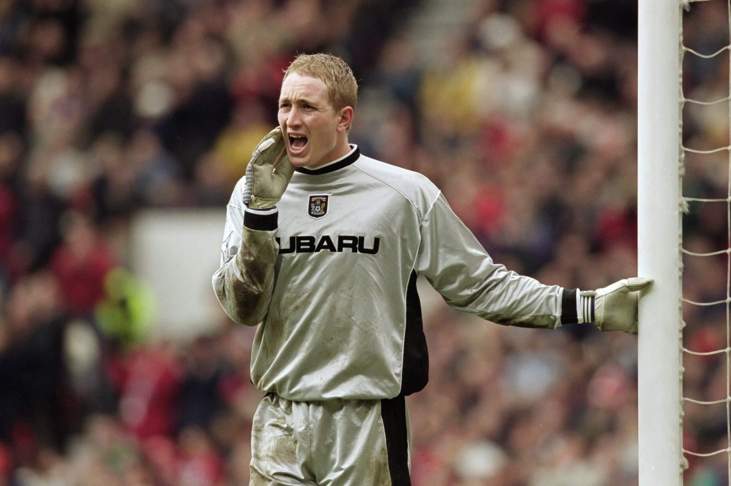 Chris Kirkland lors de son match avec l'Angleterre