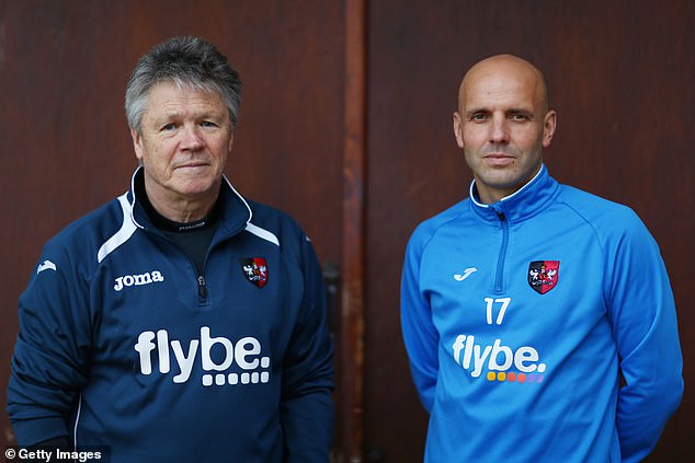 Steve Perryman avec Paul Tisdale à Exeter City