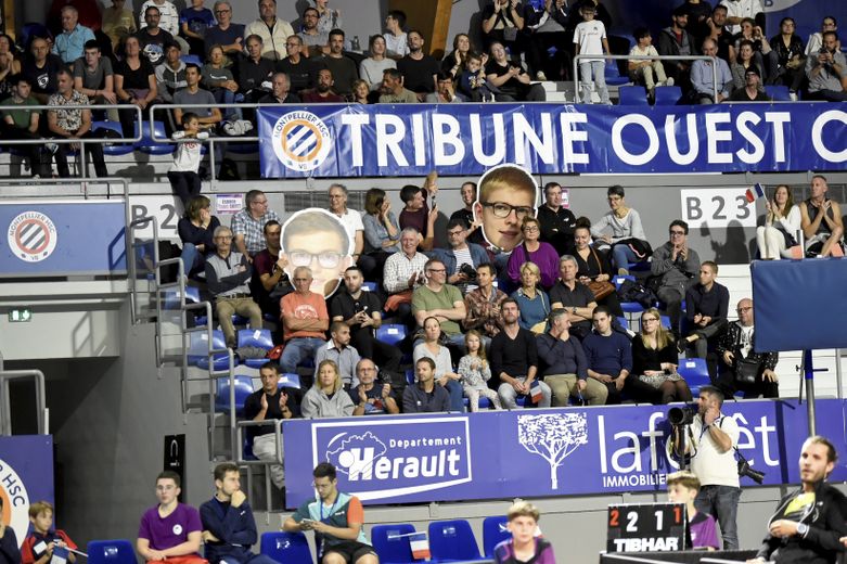 Les portraits des frères Lebrun ont fait le trajet Paris-Montpellier depuis les Jeux Olympiques.