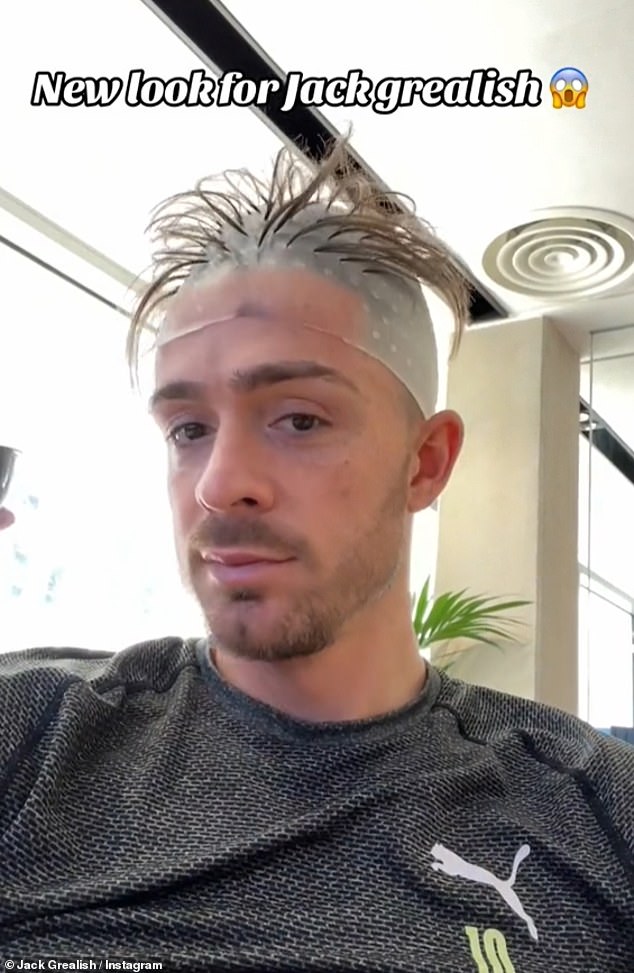 Jack Grealish après sa nouvelle coiffure