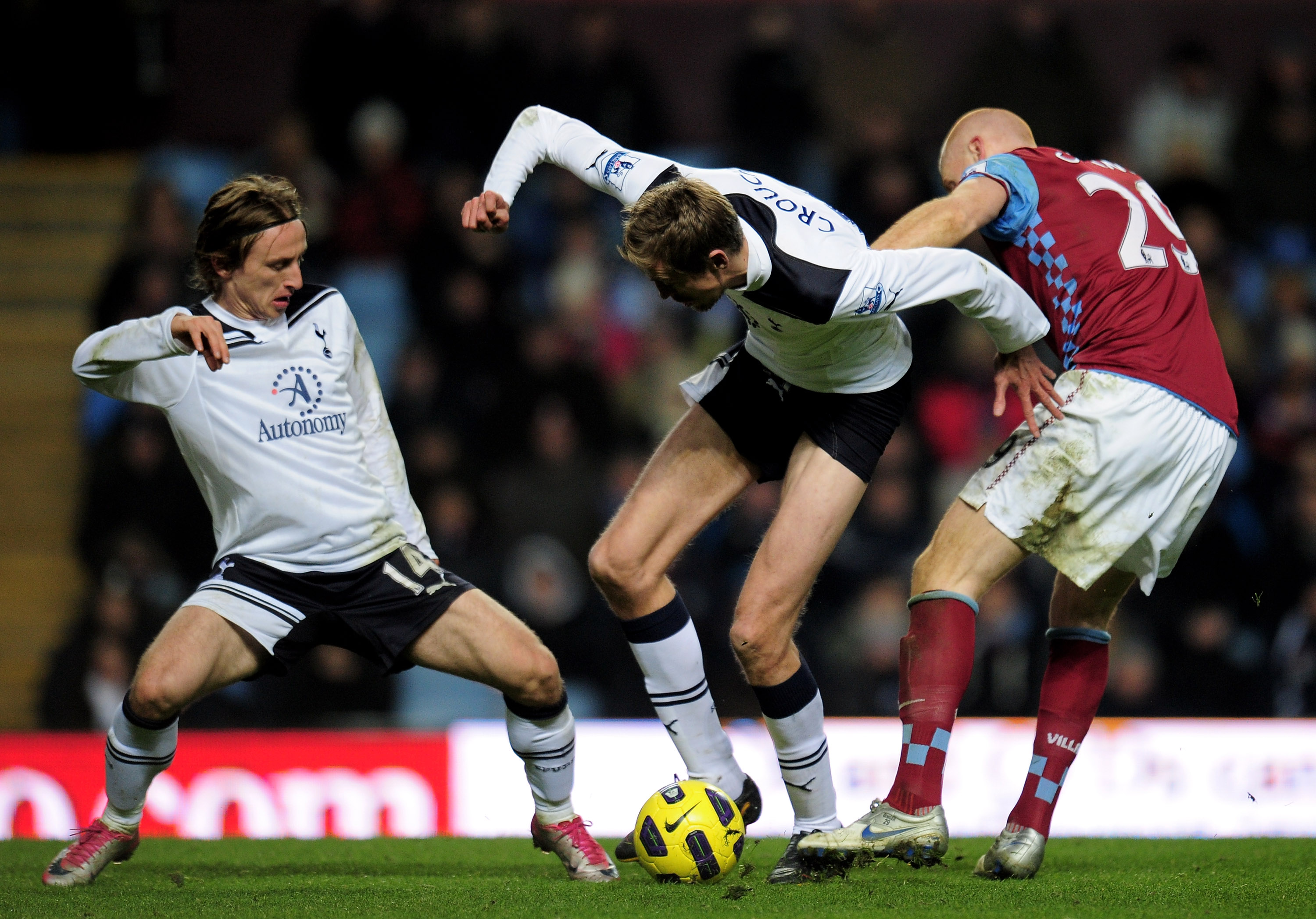 Luka Modric et Peter Crouch ont joué ensemble à Tottenham.