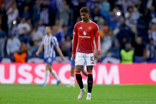 Le joueur de Manchester United, Marcus Rashford