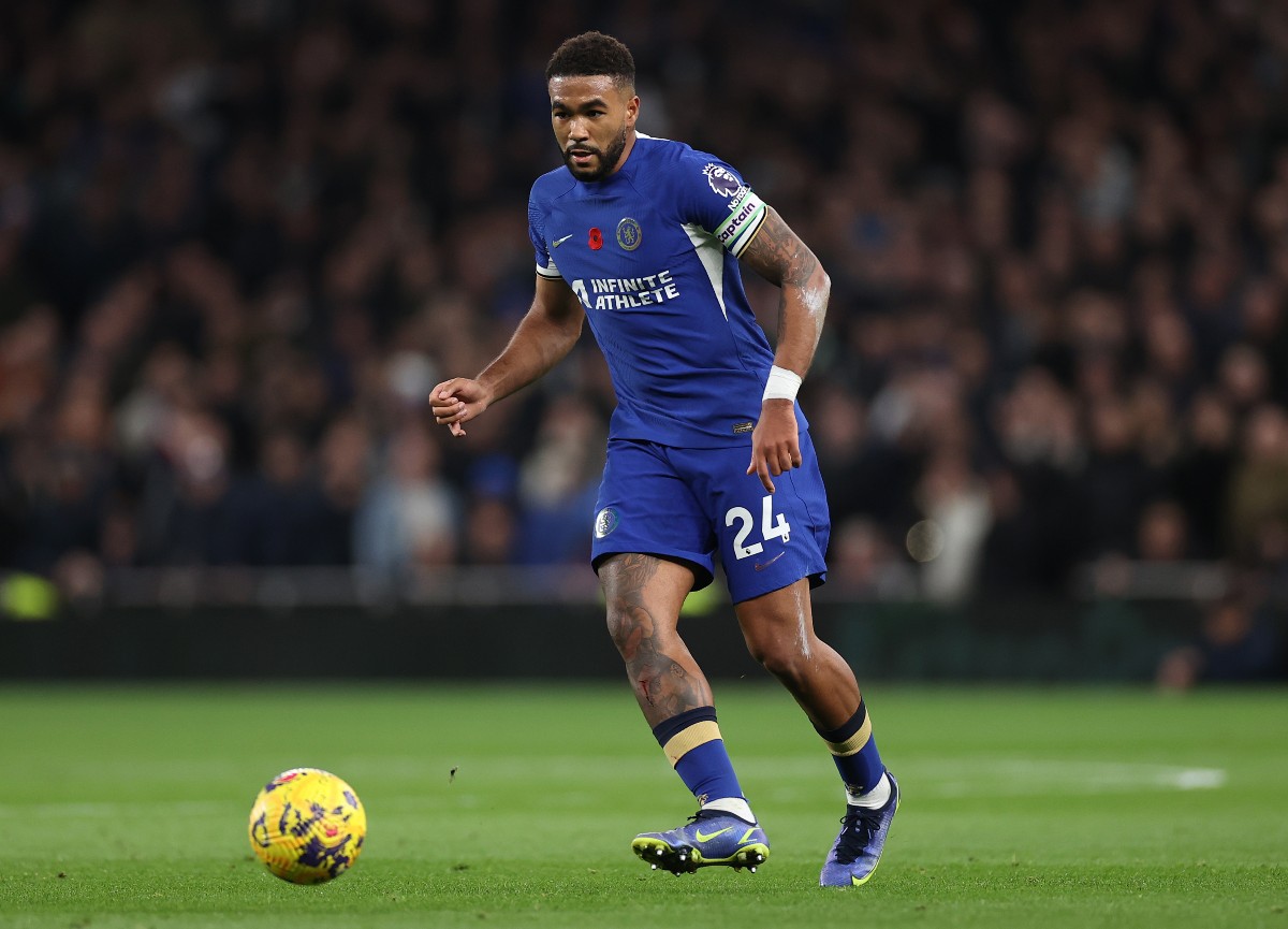 Reece James en action avec Chelsea