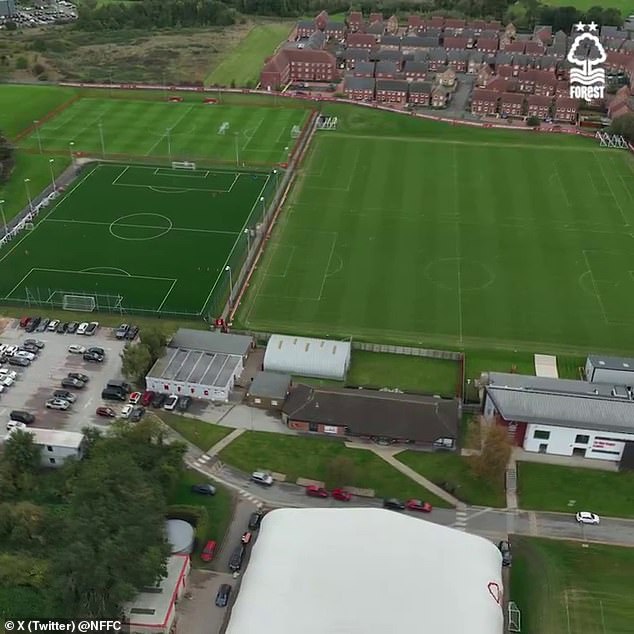 Transformation du centre d'entraînement de Nottingham Forest