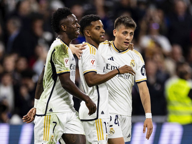 Vinicius Junior, Rodrygo et Arda Guler