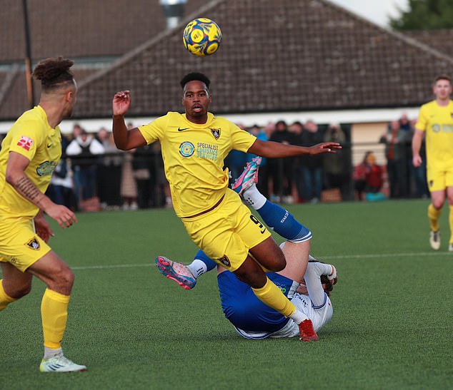 On the biggest day in their history, Harborough Town reached the first round for the first time