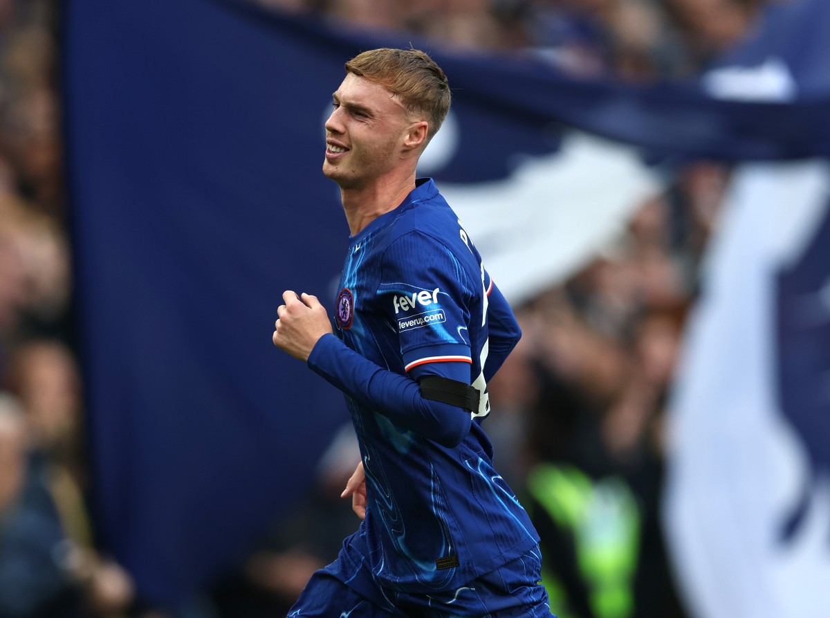 Cole Palmer en action pour Chelsea contre Brighton