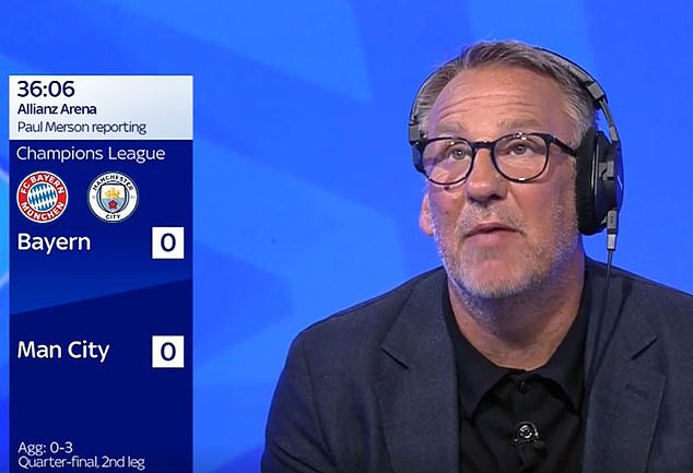 Paul Merson en tant que commentateur sportif.