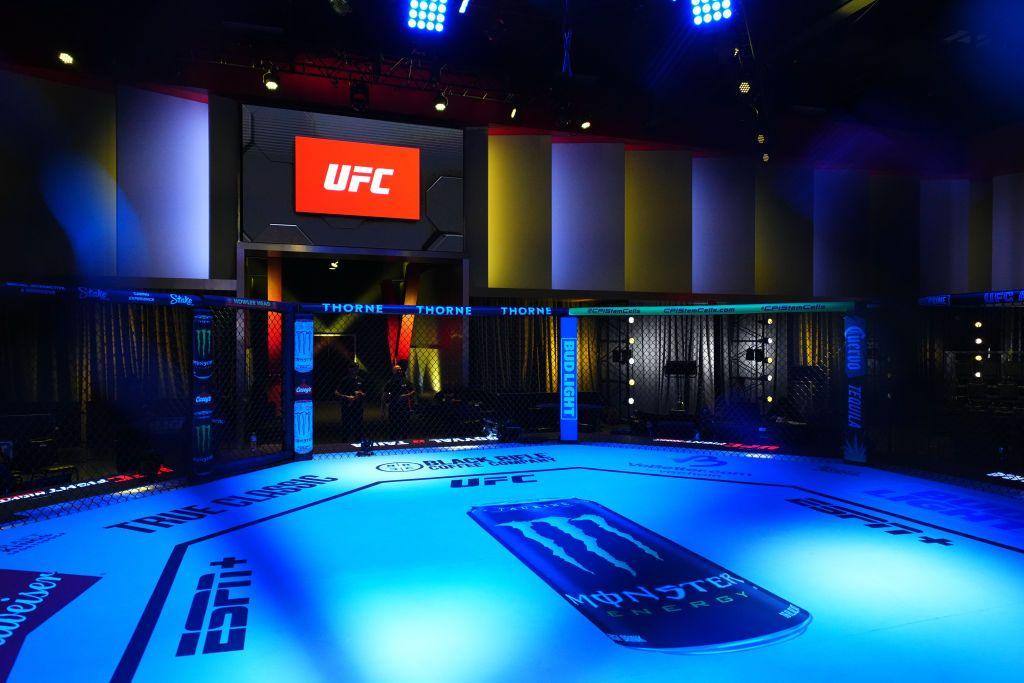 Logo de l'UFC au-dessus de l'octogone