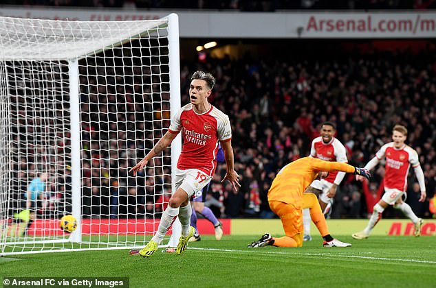 Leandro Trossard a un bon bilan contre Liverpool et a marqué lors de la victoire 3-1 d'Arsenal à l'Emirates la saison dernière