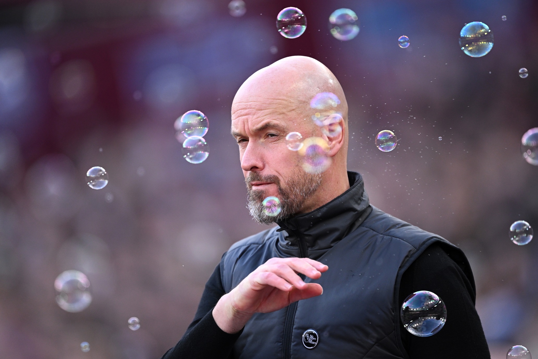 Erik ten Hag, entraîneur de Man United