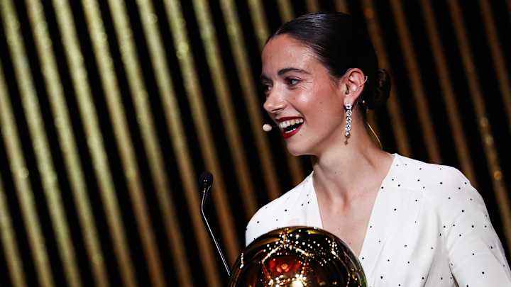 Aitana Bonmati winner of the women's Ballon d'Or for the second year running