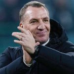 Brendan Rodgers : Célébration après la victoire sur RB Leipzig