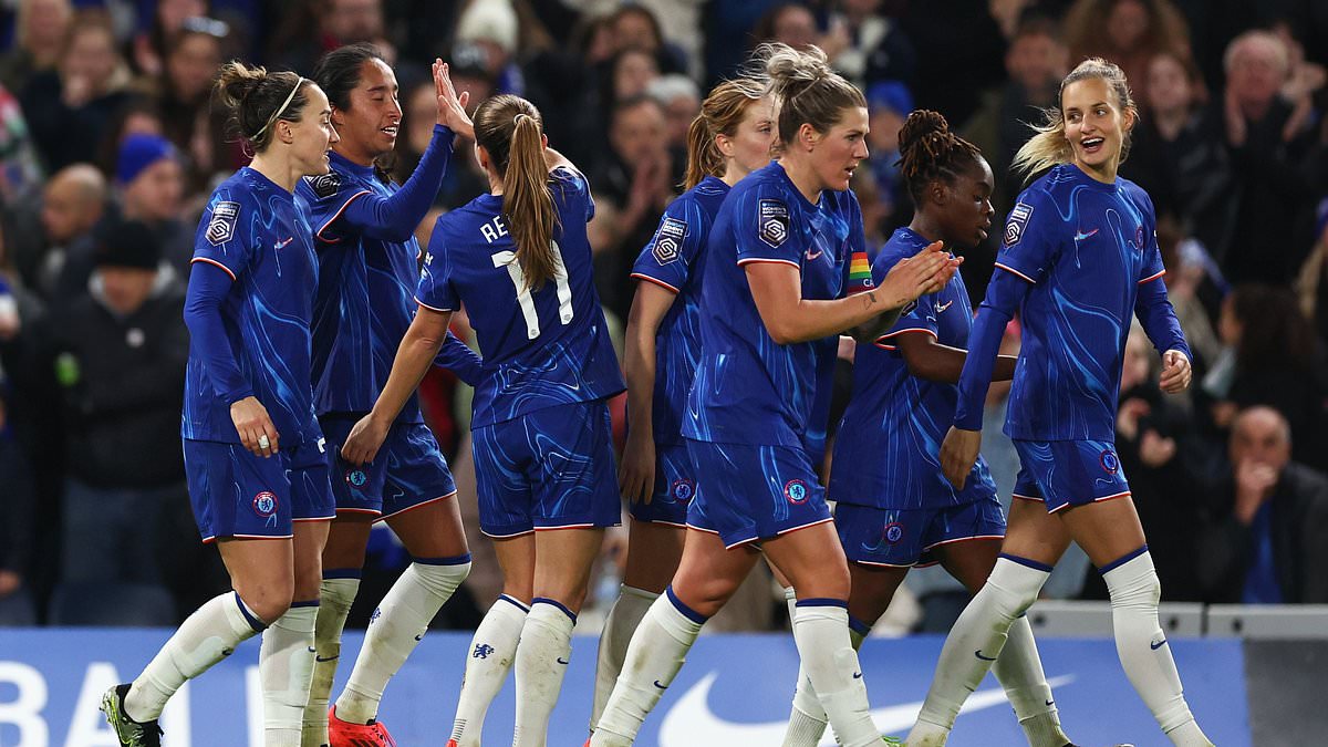 Chelsea bat Man City et prend la tête de la WSL