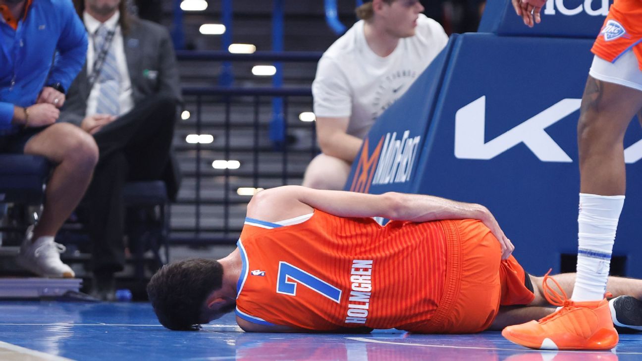 Chet Holmgren se blesse à la hanche lors de la défaite du Thunder