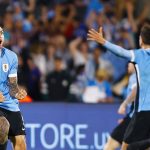 Darwin Nunez célèbre après la victoire de l'Uruguay contre la Colombie