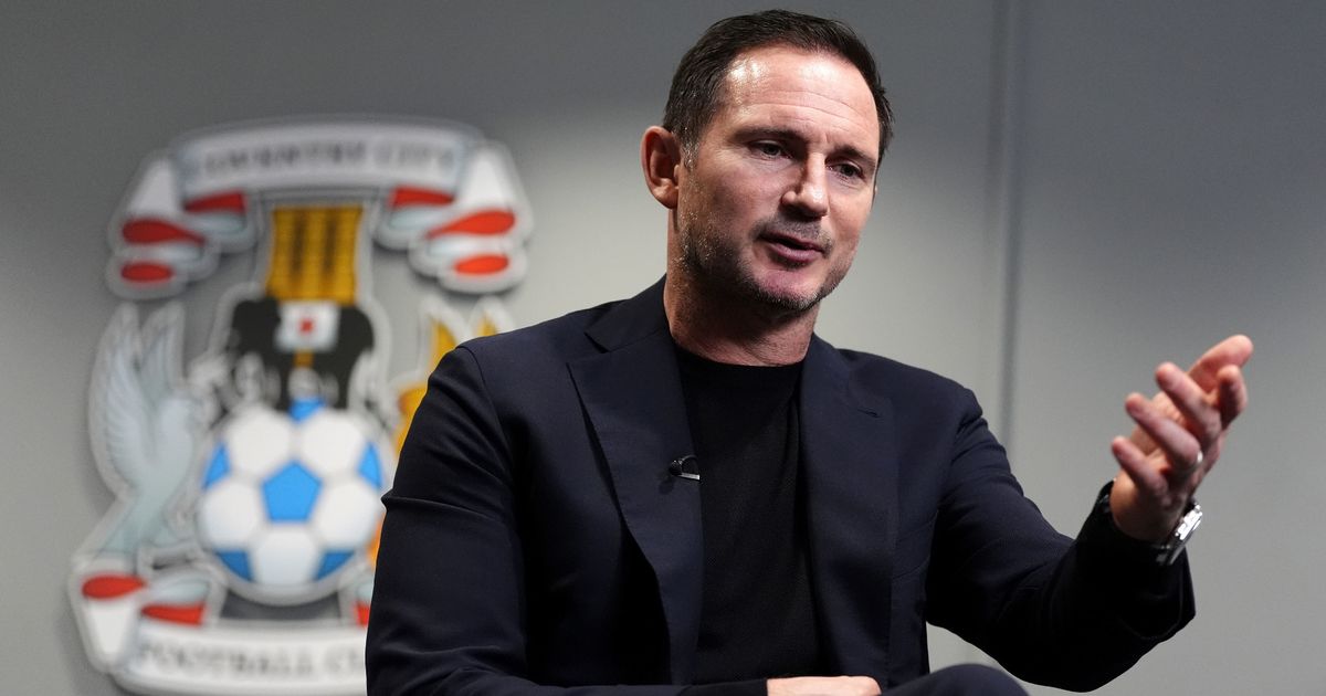 Frank Lampard défend son arrivée à Coventry City