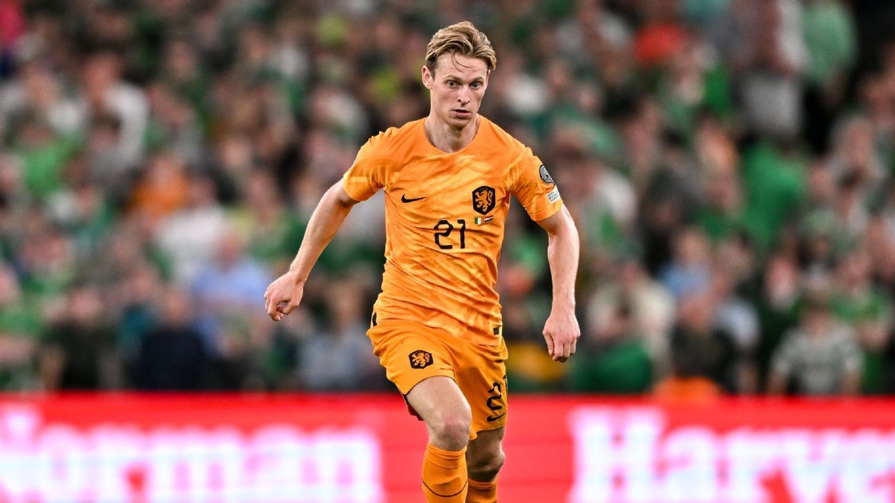 Frenkie de Jong prêt pour son retour avec les Pays-Bas