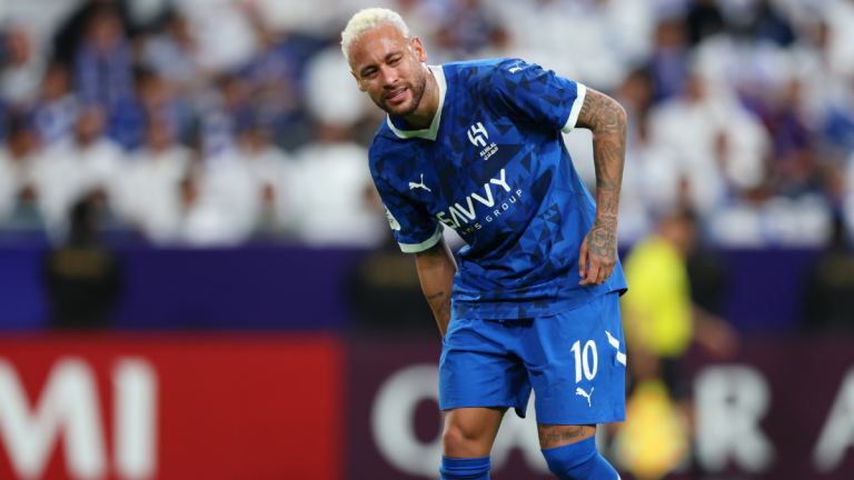 Neymar se blesse à la cuisse après son retour avec Al-Hilal