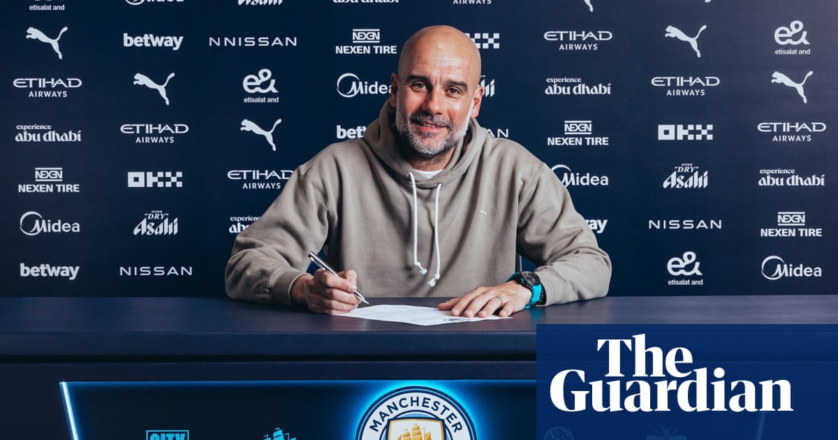 Pep Guardiola prolonge son contrat avec Manchester City jusqu'en 2027