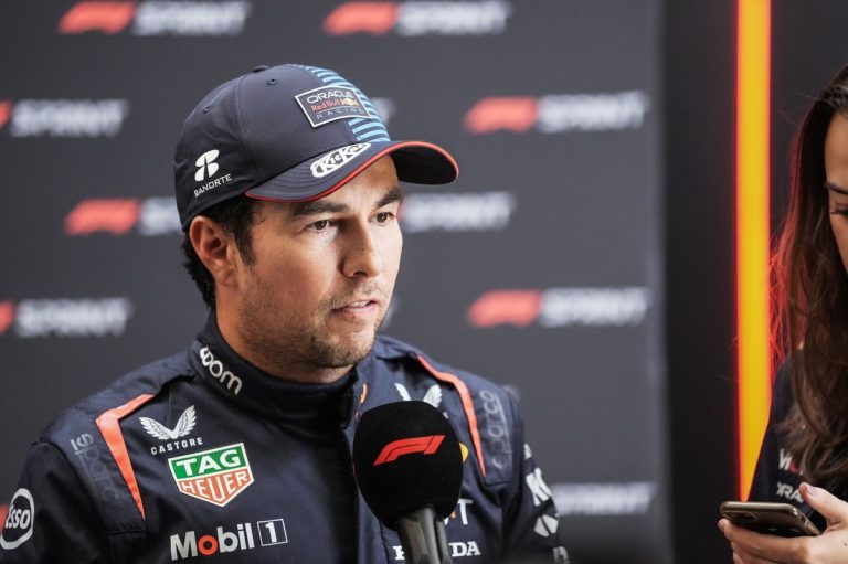 Sergio Perez en difficulté malgré un nouveau châssis Red Bull au Brésil