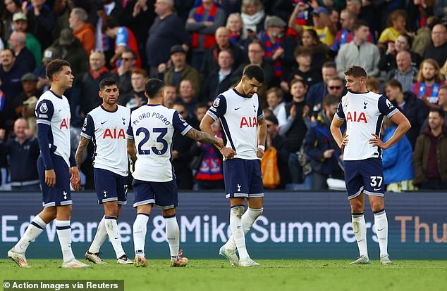 Match entre Tottenham et Crystal Palace