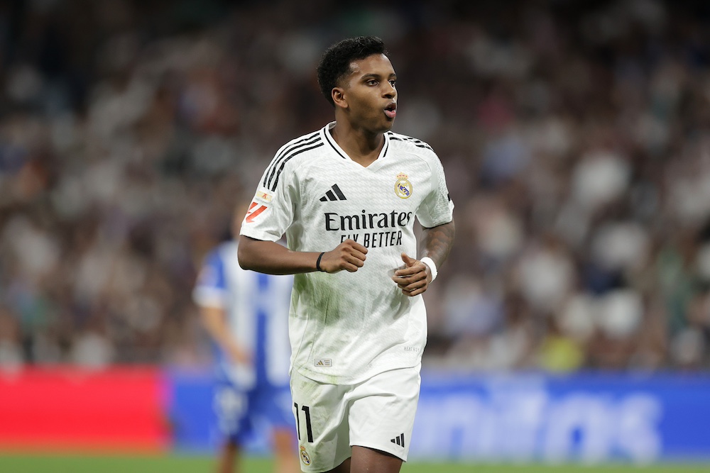 Rodrygo en action pour le Real Madrid