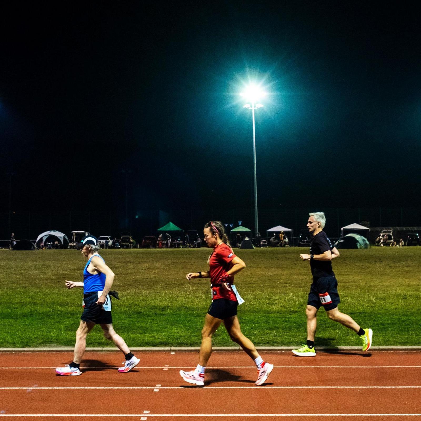 Coureurs à Battersea Park