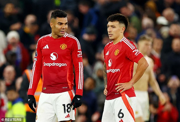 Casemiro endured a game of mixed fortunes against Chelsea as United failed to secure victory