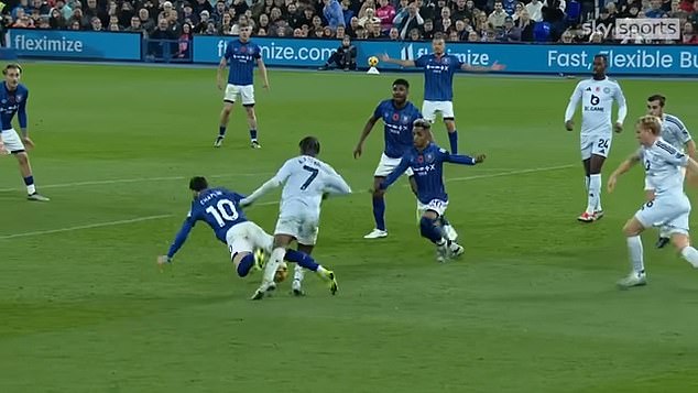 Ipswich pensait avoir droit à un penalty clair lors de la rencontre contre Leicester.