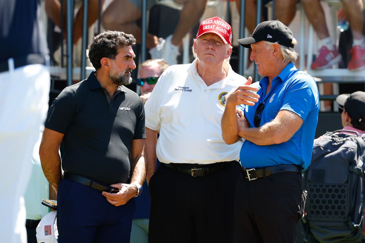 Donald Trump, LIV Golf, Greg Norman