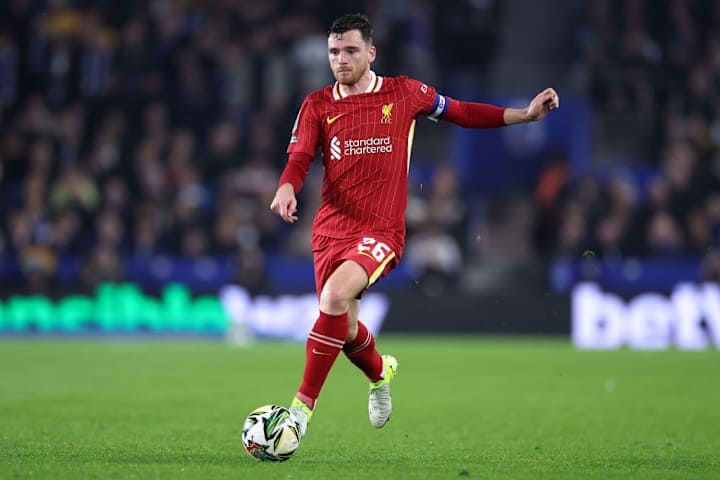 Andrew Robertson durant un match