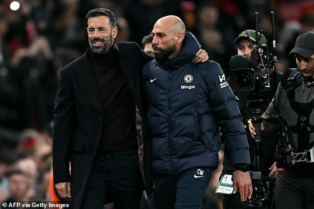 Willy Caballero (right), formerly of the likes of Man City and the Blues, is also part of the staff